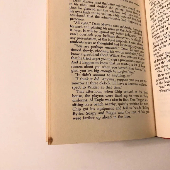 Vintage 1958 Chip Hilton Sports Story Pay Off Pitch  Clair Bee Hardcover Book - Picture 15 of 16